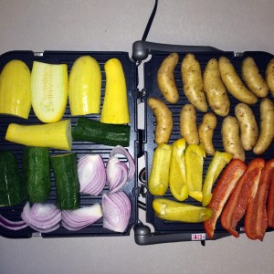 Veggies grilled